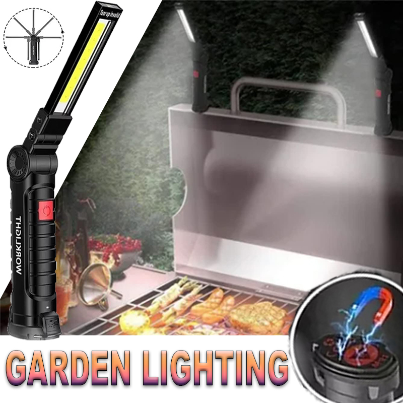 Outdoor Adventurer - Portable LED Flashlight with Magnetic Hook