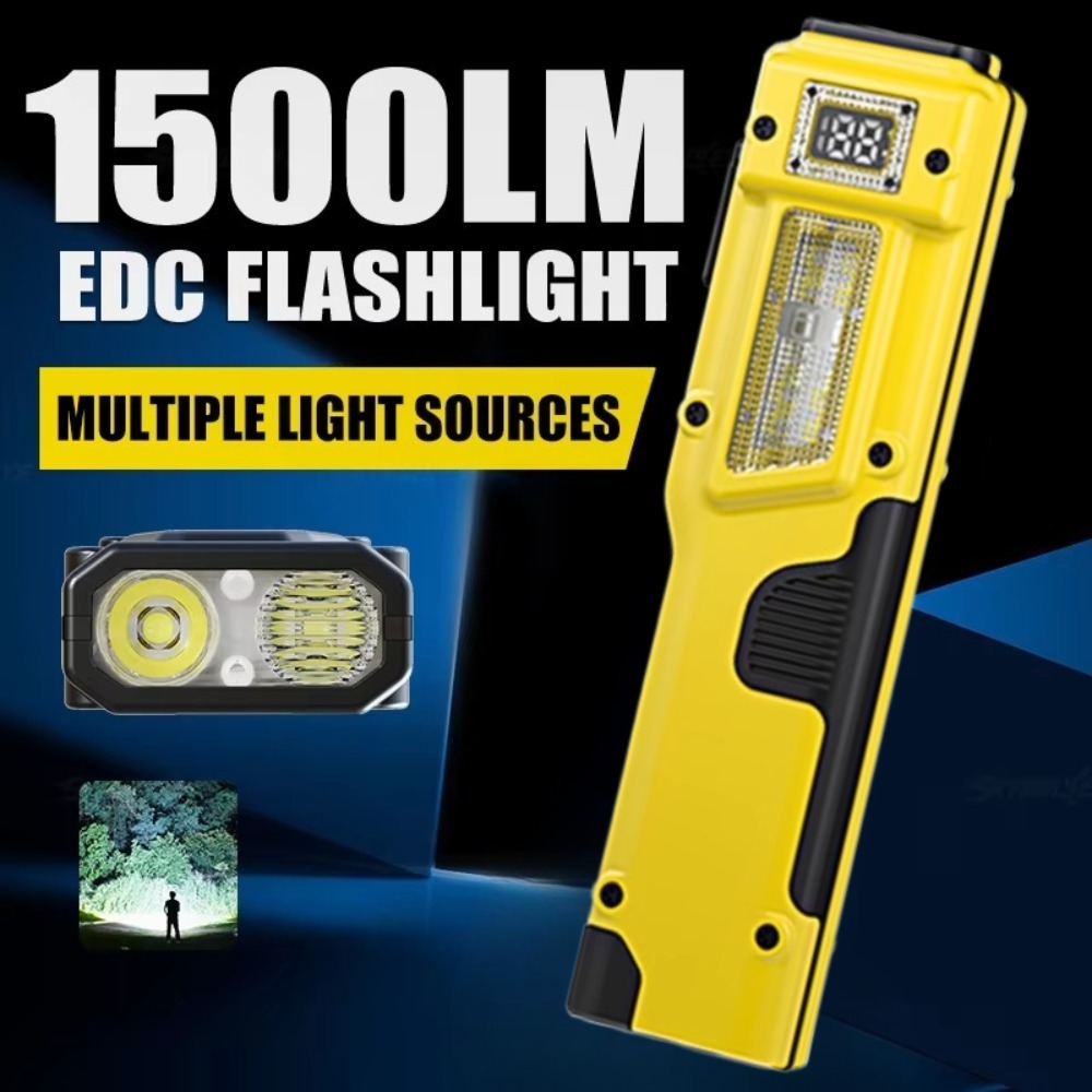 Outdoor Adventurer - Ultra-Thin EDC Rechargeable LED Flashlight Battery
