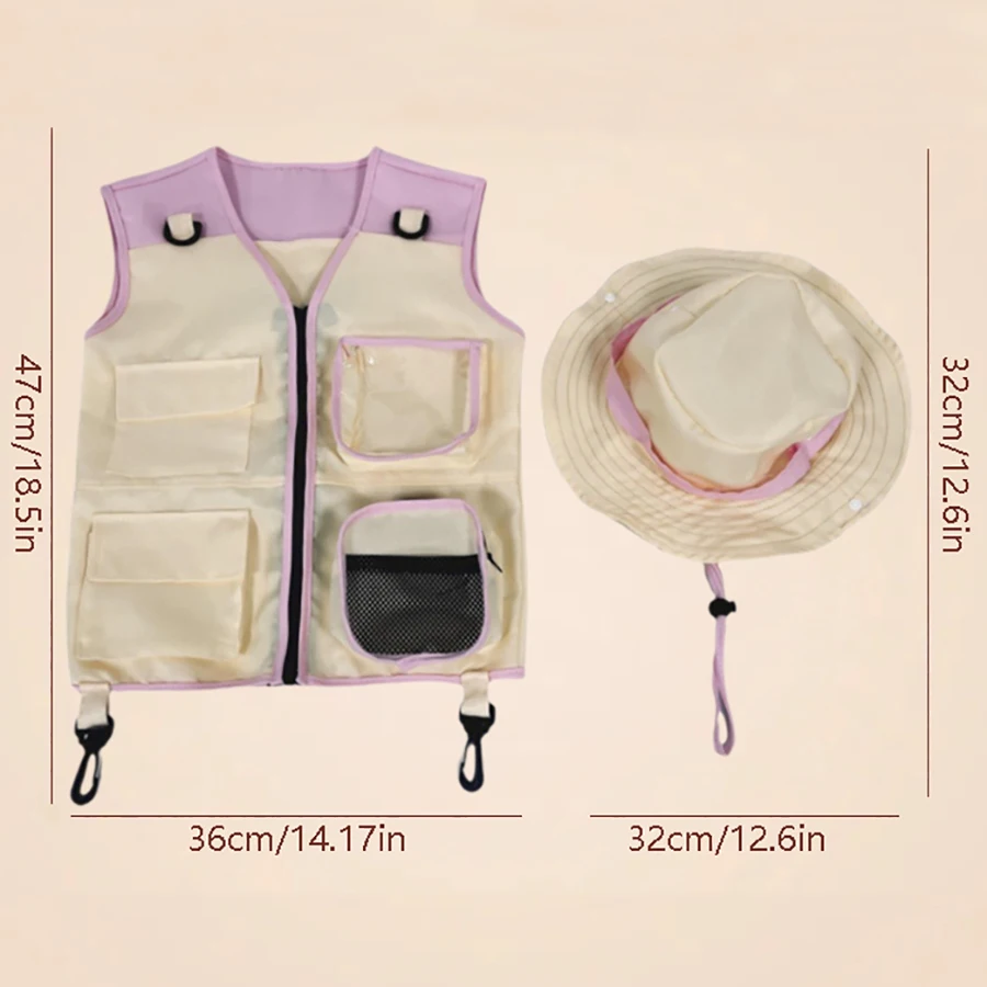 Children Explorer Vest Hat Sui - Outdoor Adventure Kids Party review and price