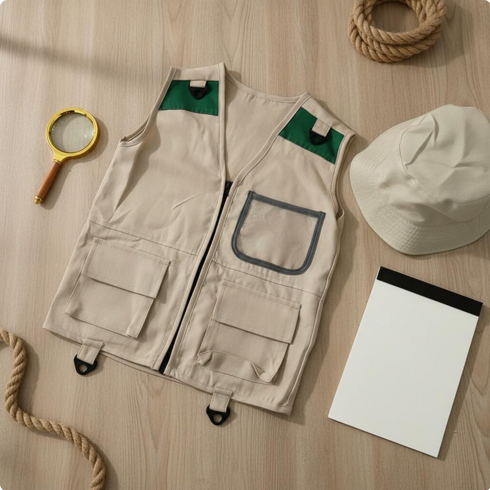 Kids Explorer Vest & Hat Set M - Outdoor Adventure Kids Party review and price