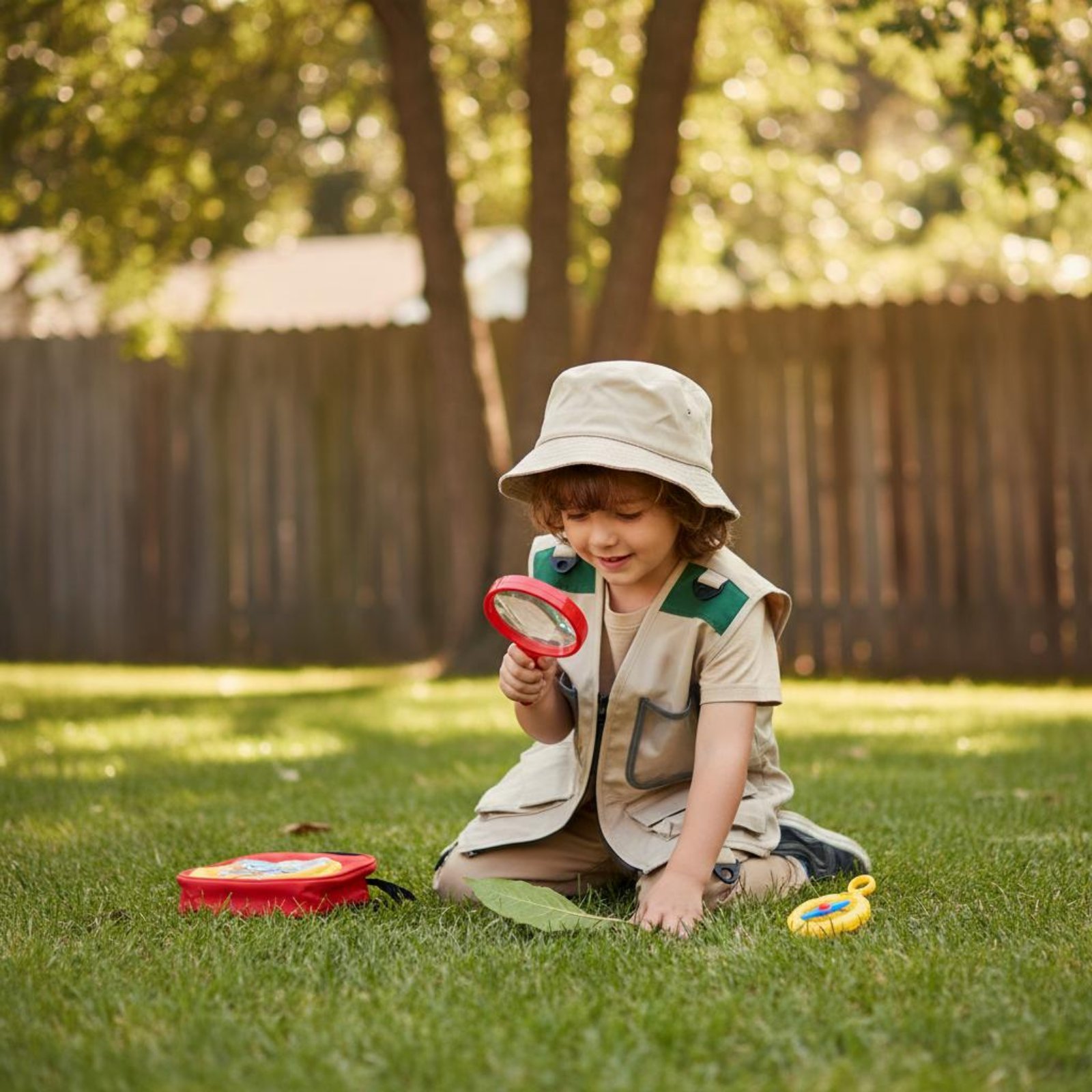 Kids Explorer Vest & Hat Set M - Outdoor Adventure Kids Party review and price