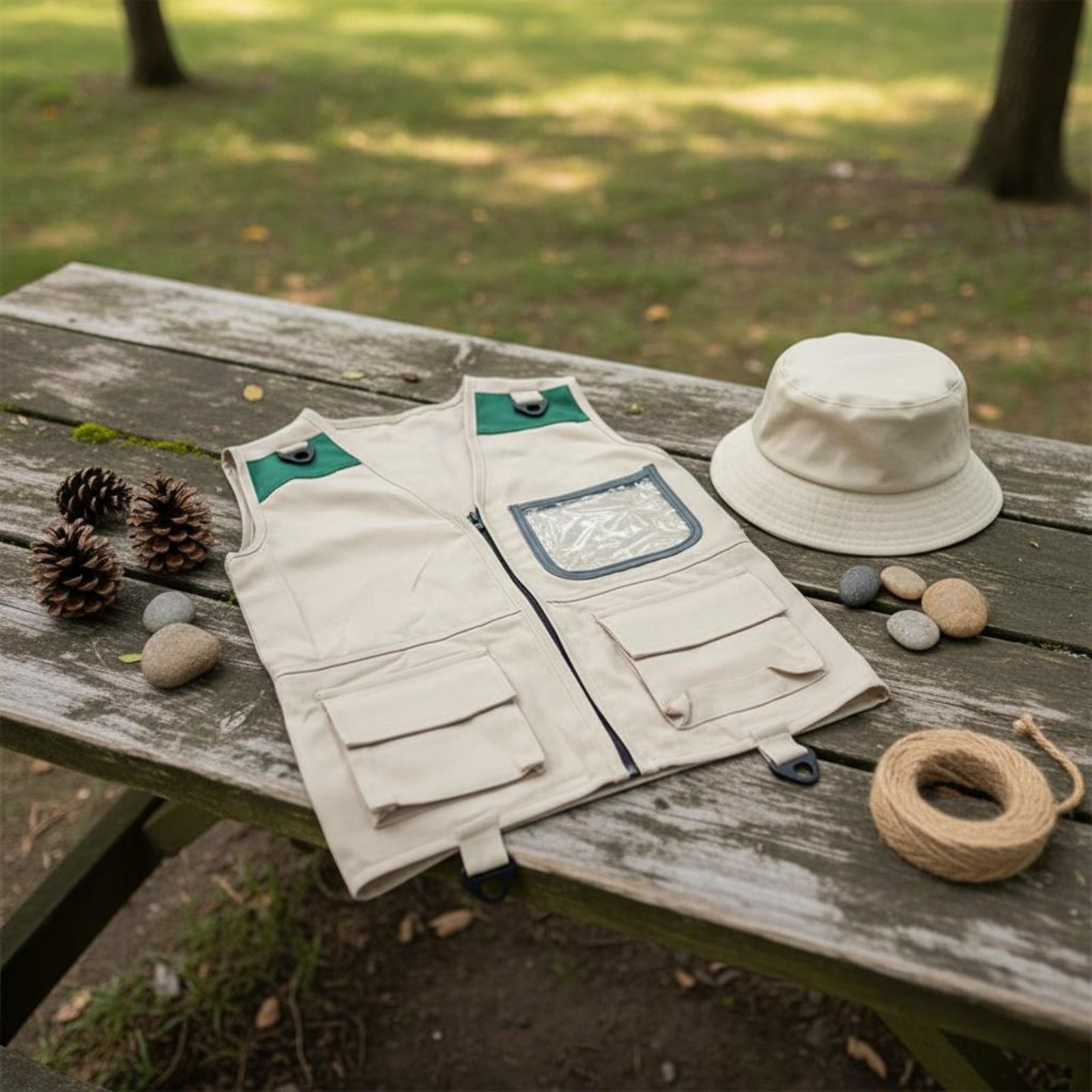 Kids Explorer Vest & Hat Set M - Outdoor Adventure Kids Party review and price