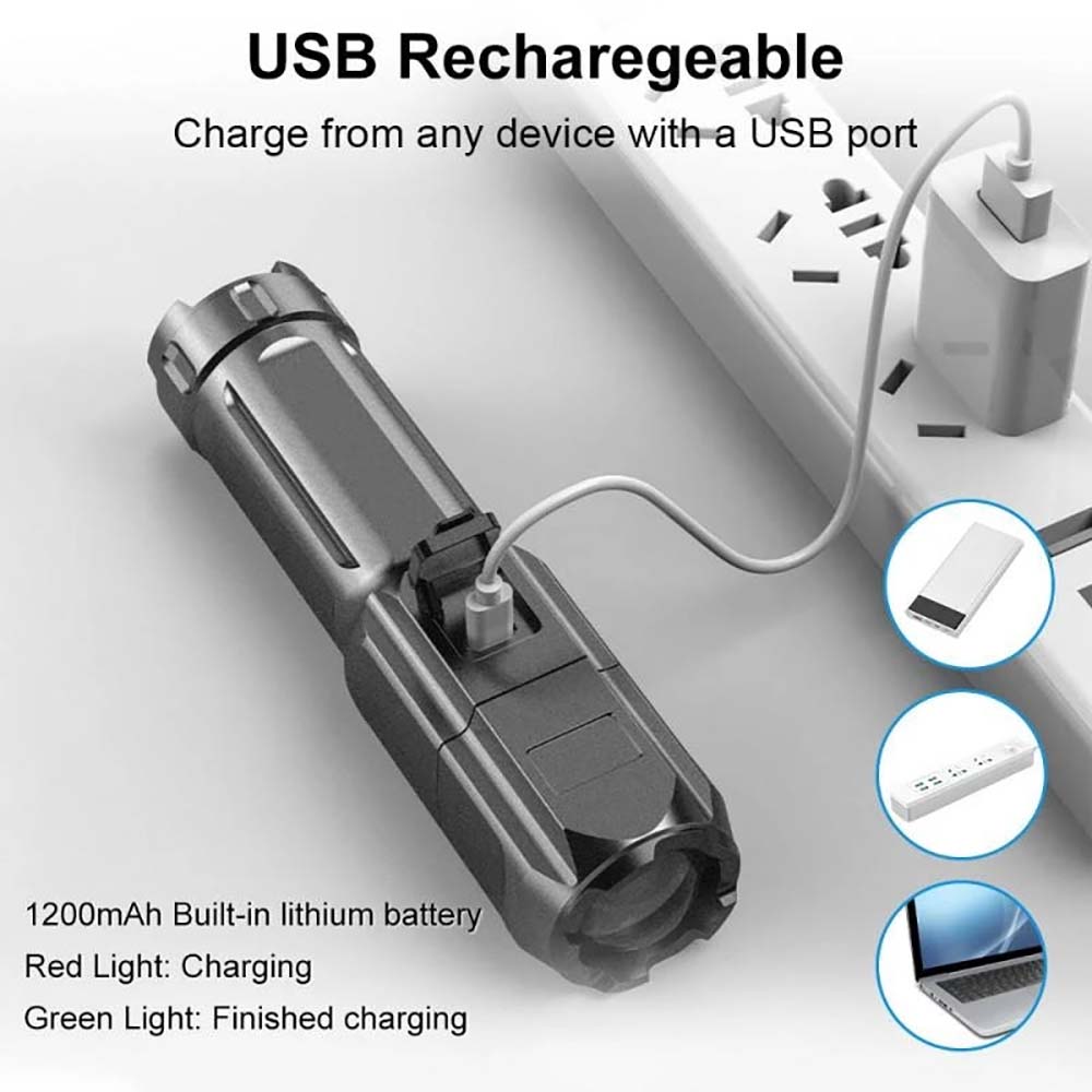 Mini Flashlight Zoomable Focus - Outdoor Adventure Zone review and price