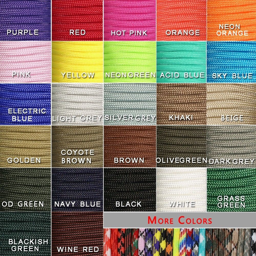 1pcs 100FT 27 Colors 550 Parac - Paracord 550 Feet review and price