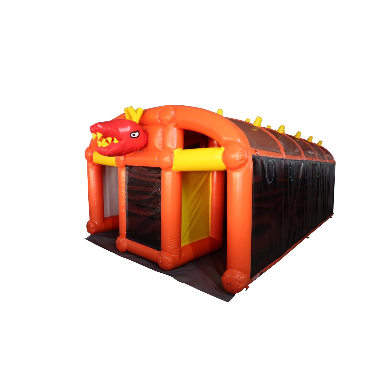 Large Orange Inflatable Maze 3 - Outdoor Adventure Kids Party review and price