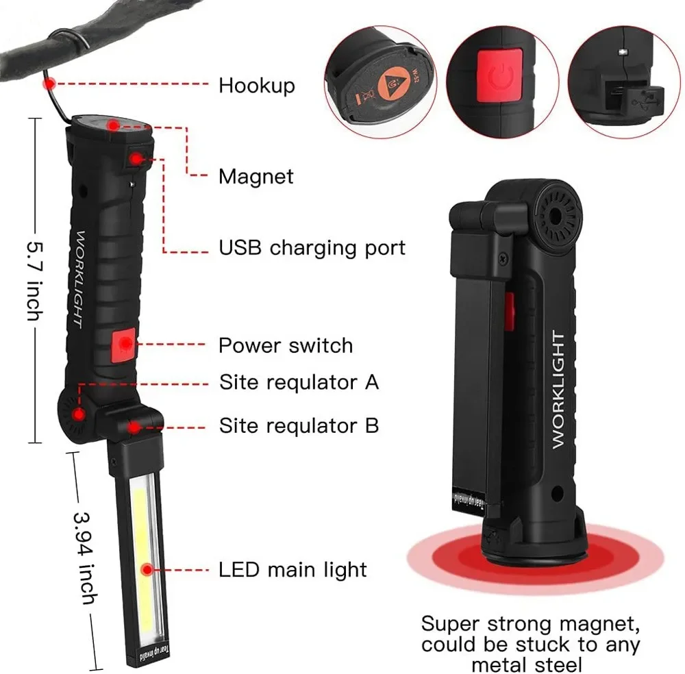 Portable COB LED Flashlight US - Outdoor Adventurer review and price