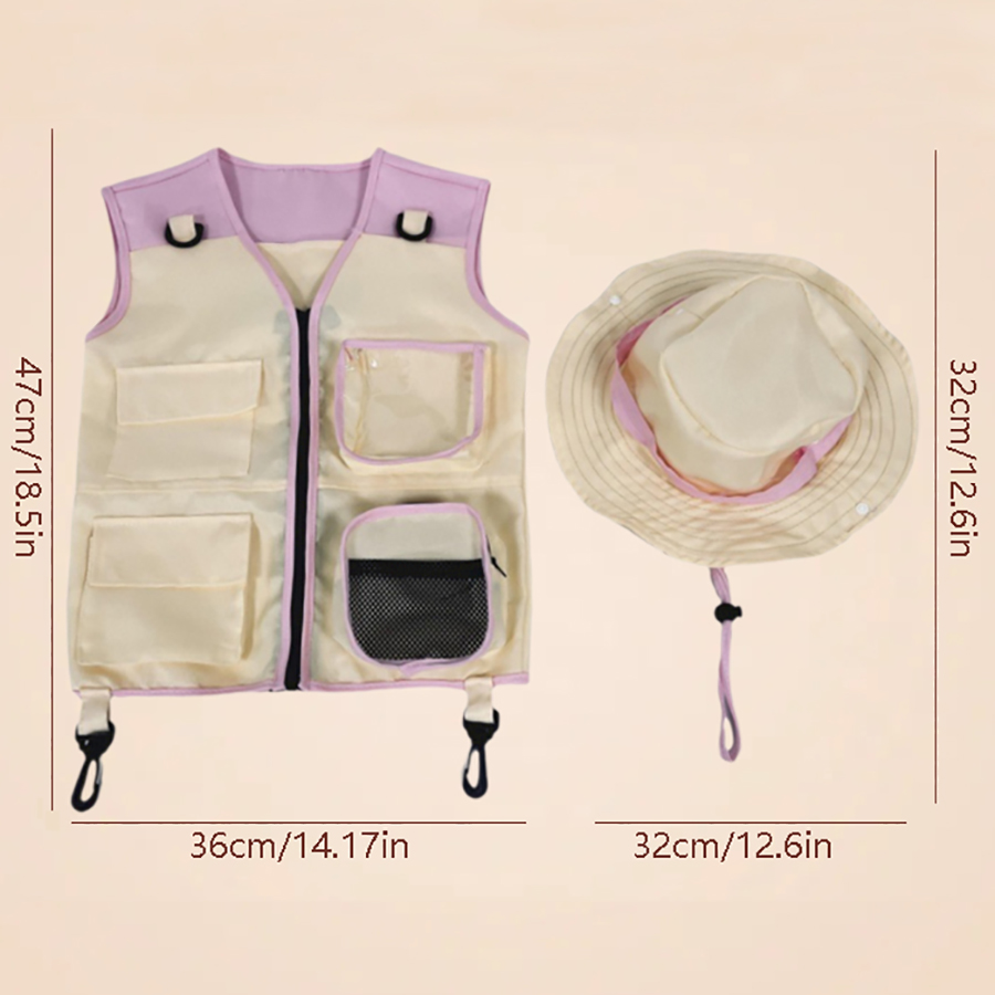 Children Explorer Vest Hat Sui - Outdoor Adventure Kids Party review and price