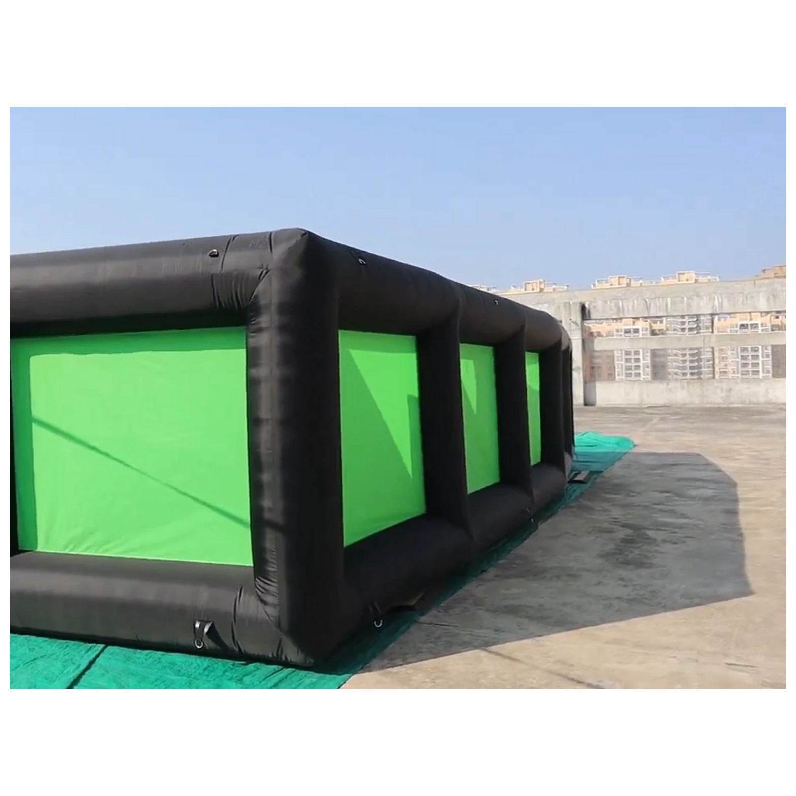 Outdoor Black Green Inflatable - Outdoor Adventure Kids Party review and price