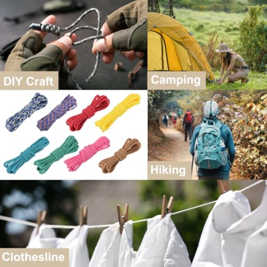 Outdoor camping tent gear: 4mm - Paracord 550 Feet review and price