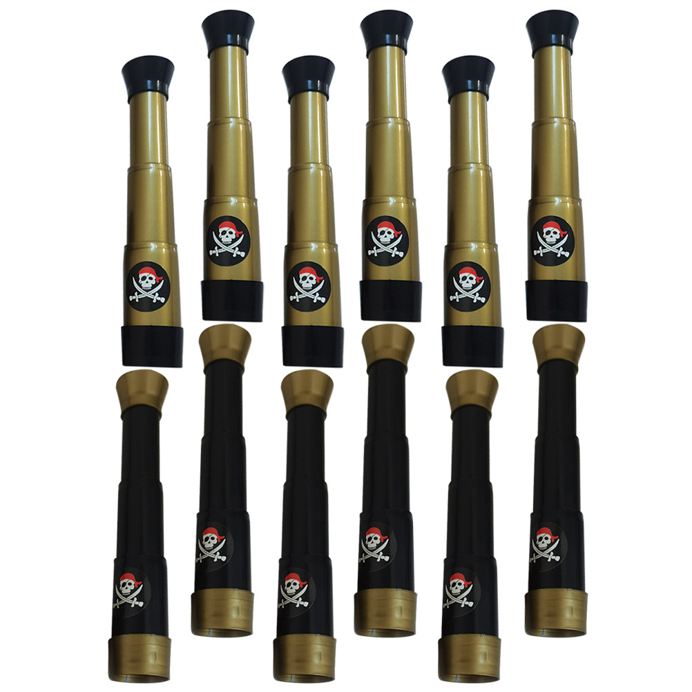 12Pcs Kids Pirate Telescope Se - Outdoor Adventure Kids Party review and price