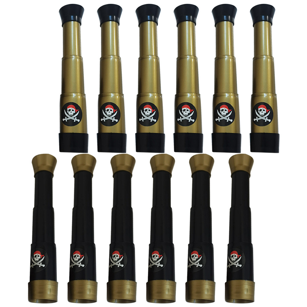 12Pcs Kids Pirate Telescope Se - Outdoor Adventure Kids Party review and price