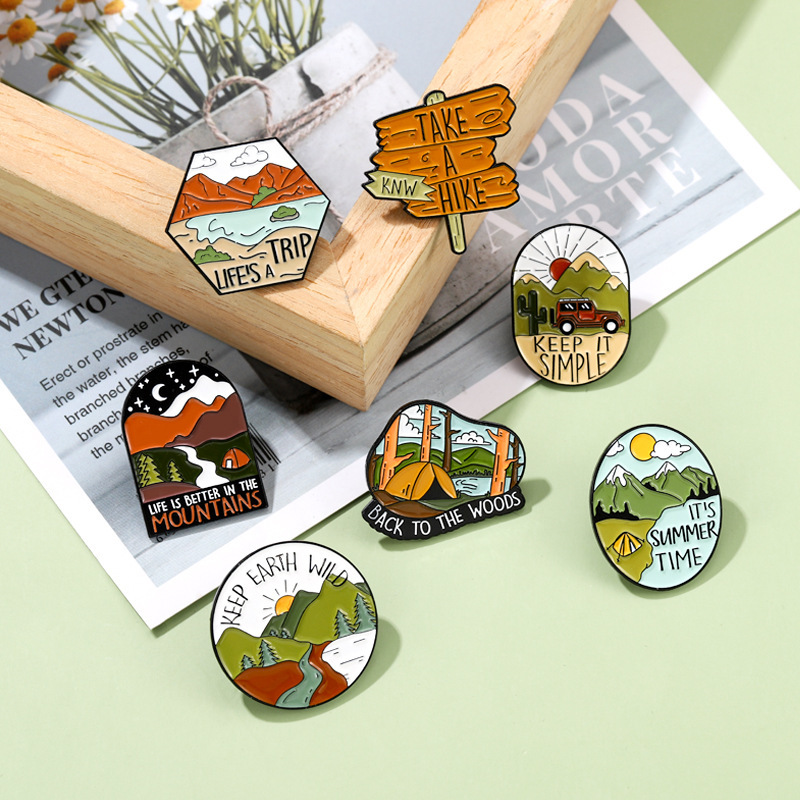 Outdoor Adventure Enamel Pins  - Outdoor Adventure Friends review and price