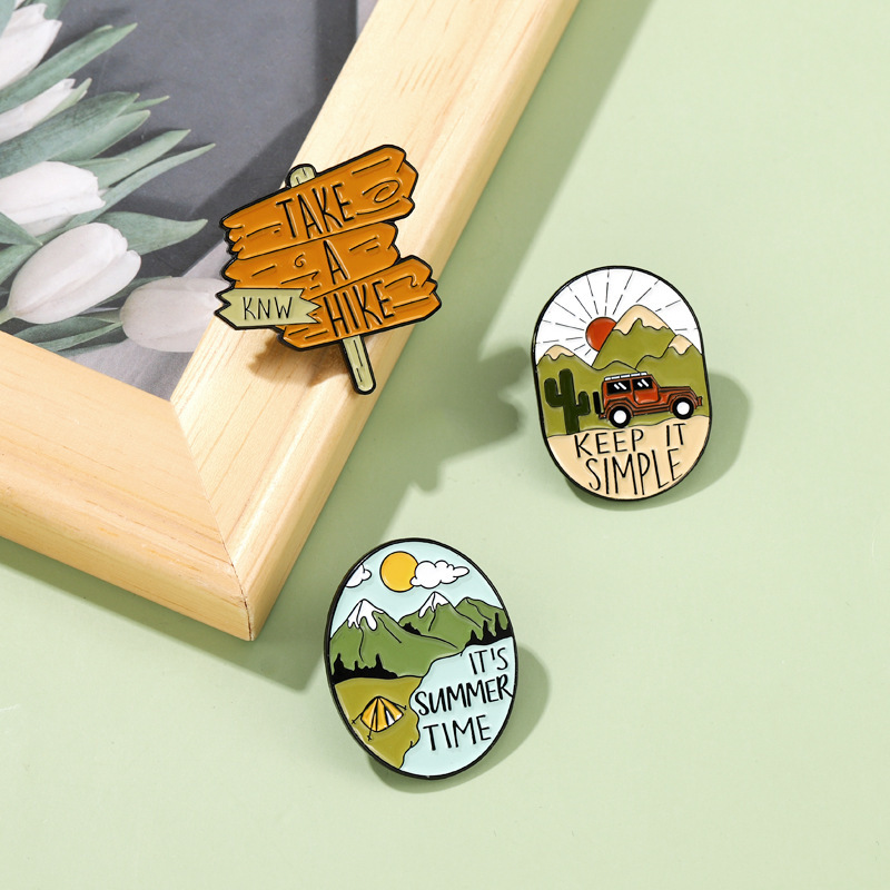 Outdoor Adventure Enamel Pins  - Outdoor Adventure Friends review and price