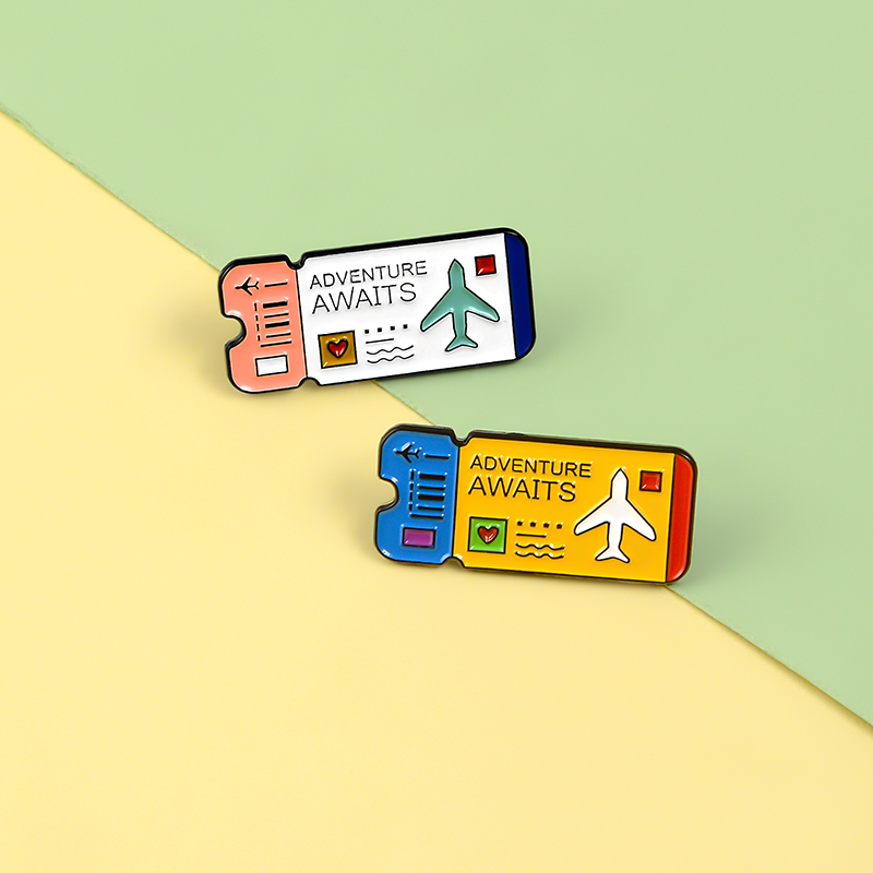 Adventure Awaits Enamel Pin Ai - Outdoor Adventure Friends review and price