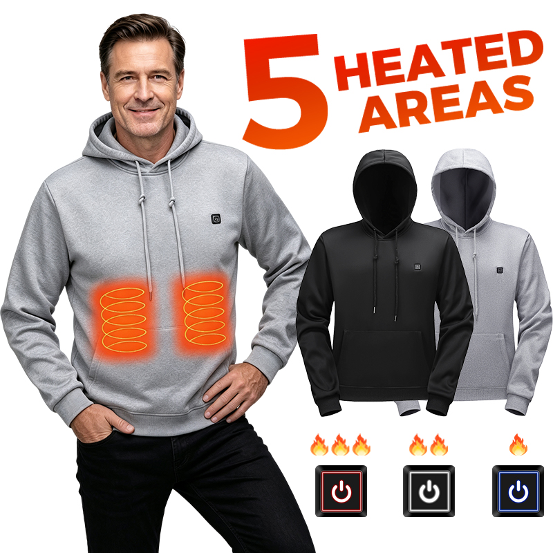 5 Zone Heated Sweatshirt for M - Outdoor Adventure Zone review and price
