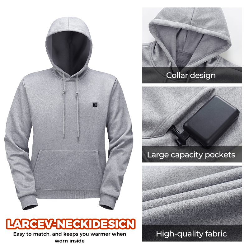 5 Zone Heated Sweatshirt for M - Outdoor Adventure Zone review and price