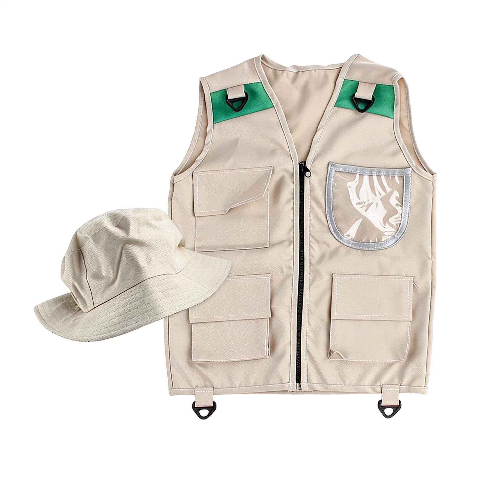 Kids Costume Vest Hat ,Nature  - Outdoor Adventure Kids Party review and price