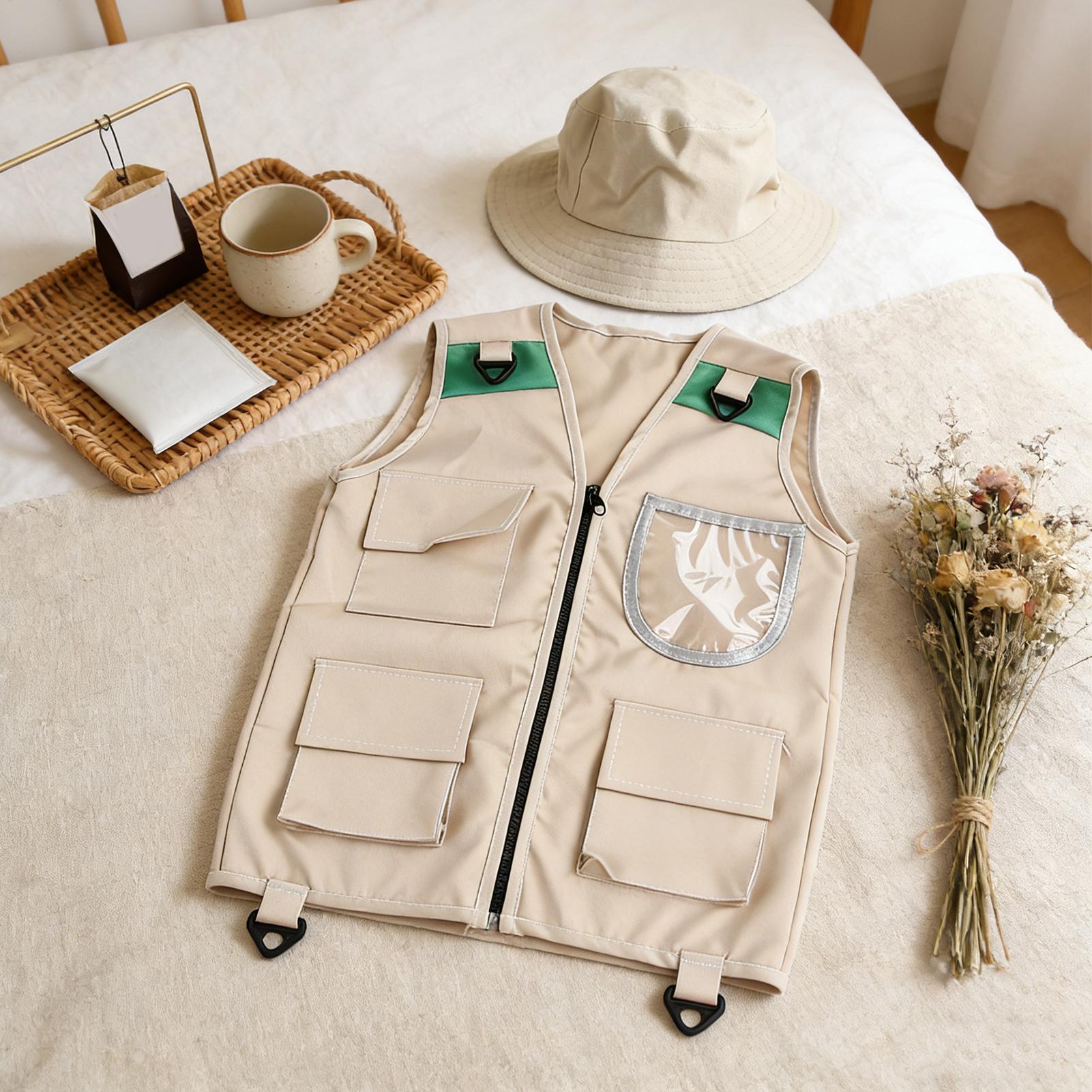 Kids Costume Vest Hat ,Nature  - Outdoor Adventure Kids Party review and price