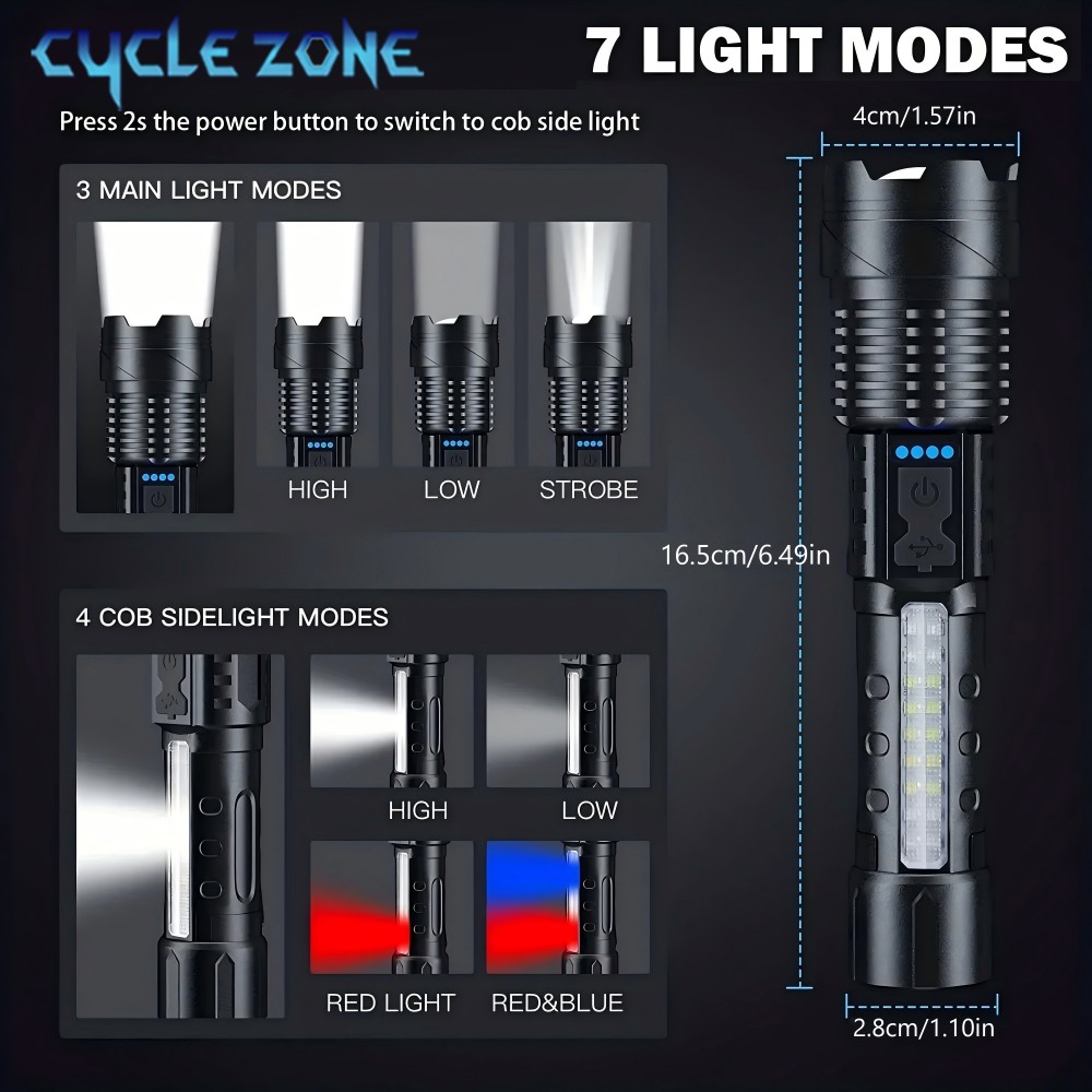XHP50 Flashlight Zoomable Flas - Outdoor Adventure Zone review and price