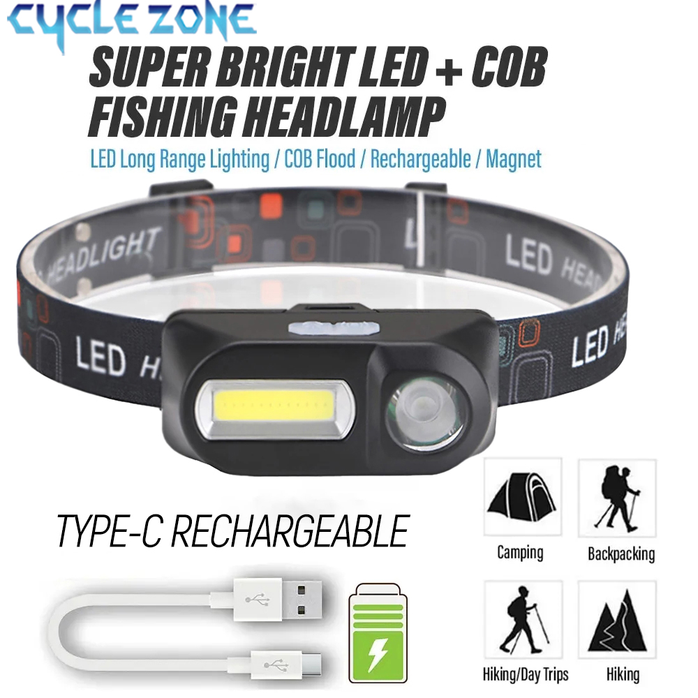 XPE+COB Mini Headlight Recharg - Outdoor Adventure Zone review and price