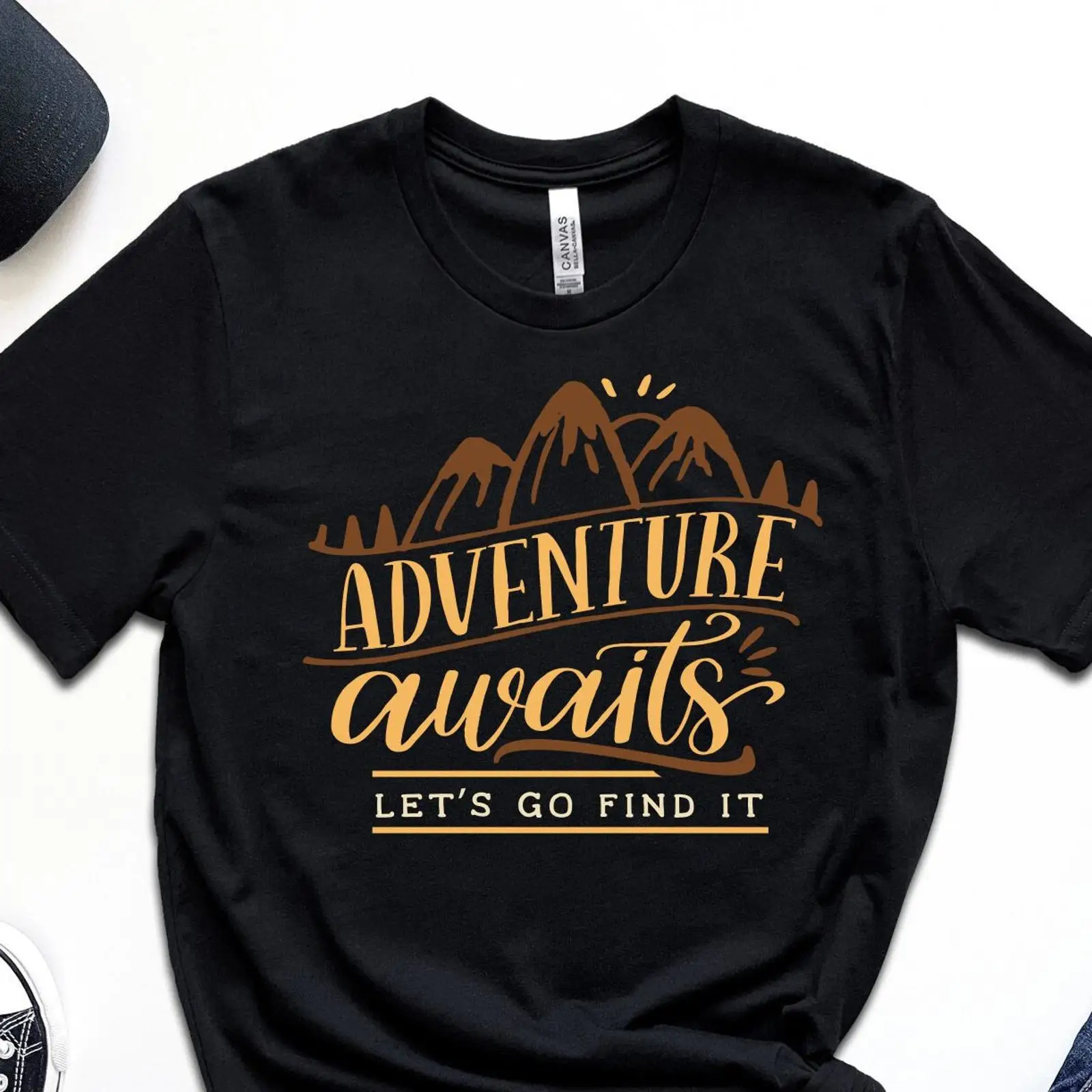 Adventure Awaits Mountain T Sh - Outdoor Adventure Vacations For Families review and price