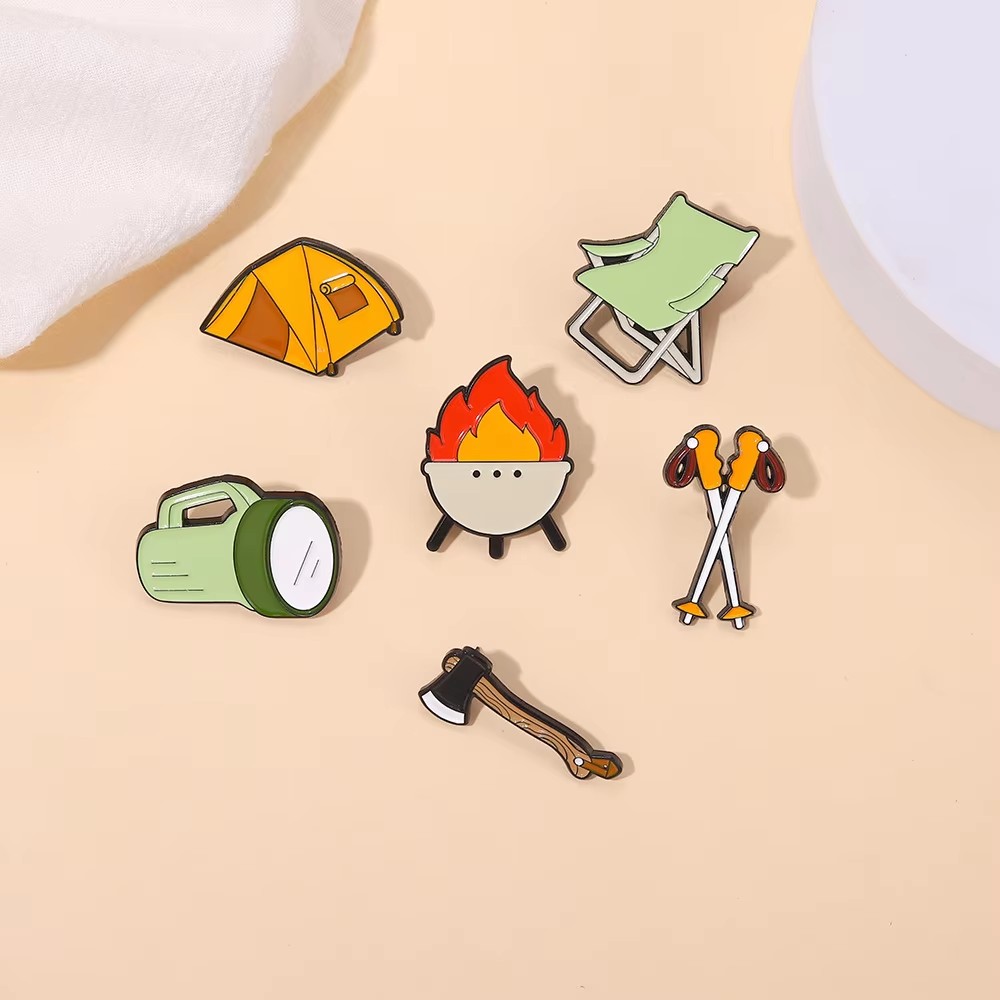 Outdoor Adventure Enamel Pins  - Outdoor Adventure Friends review and price