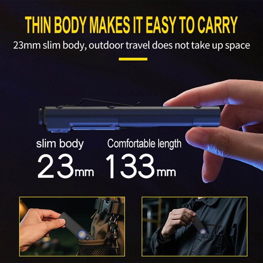 Ultra-Thin EDC Rechargeable LE - Outdoor Adventurer review and price